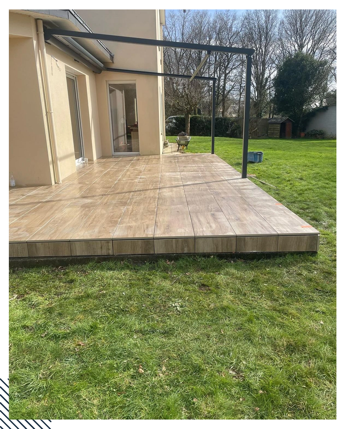 revêtements extérieurs - pose carrelage à Nantes et Vigneux-de-Bretagne